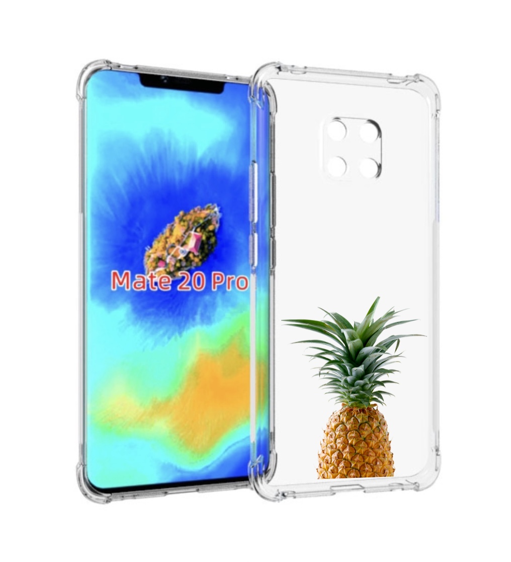 

Чехол MyPads ананас для Huawei Mate 20 Pro/Mate 20 RS 6.39, Прозрачный, Tocco