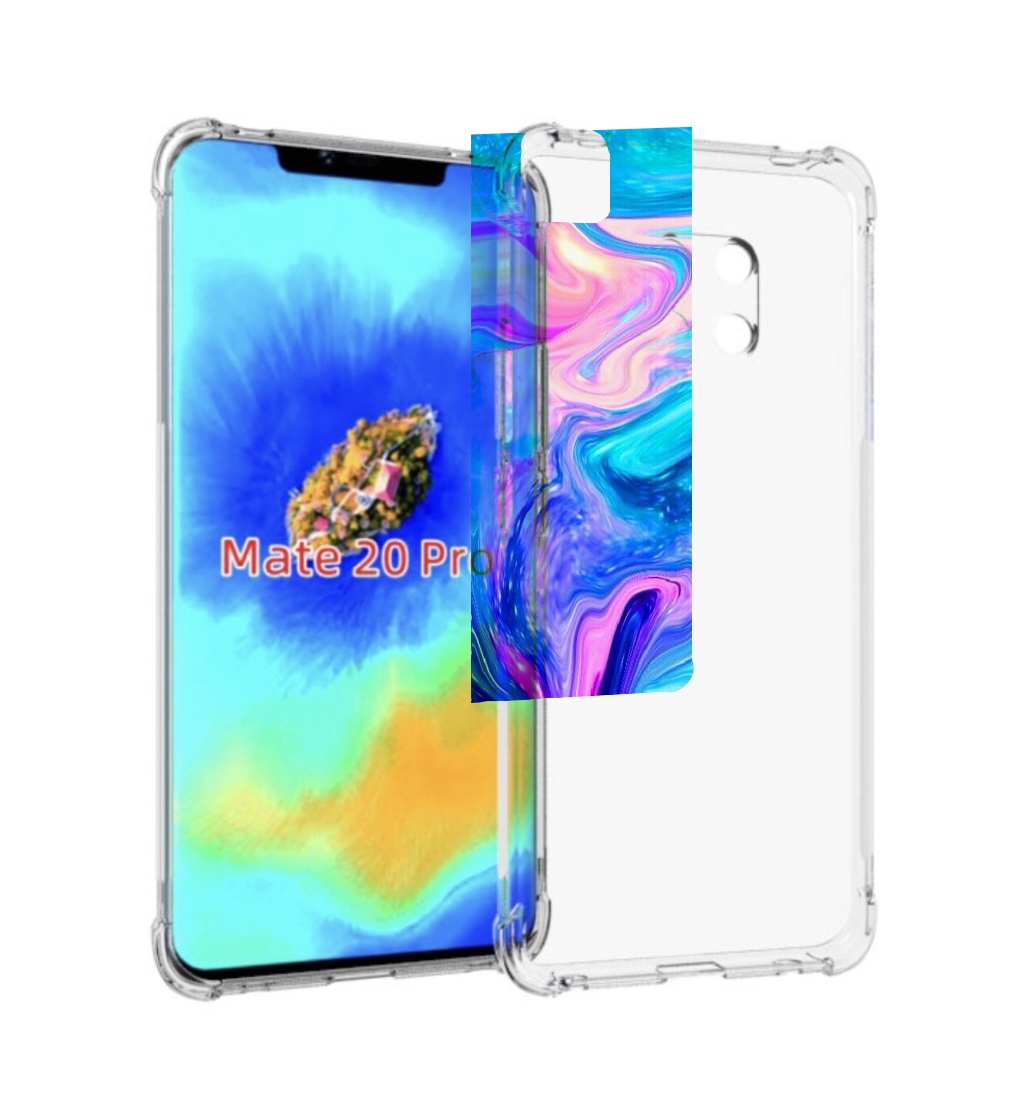 

Чехол MyPads акварельные-краски для Huawei Mate 20 Pro/Mate 20 RS 6.39, Прозрачный, Tocco