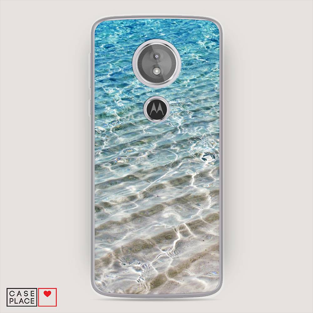 

Чехол Awog на Motorola Moto E5 / Моторола Мото E5 "Волны 10", Разноцветный, 241050-4