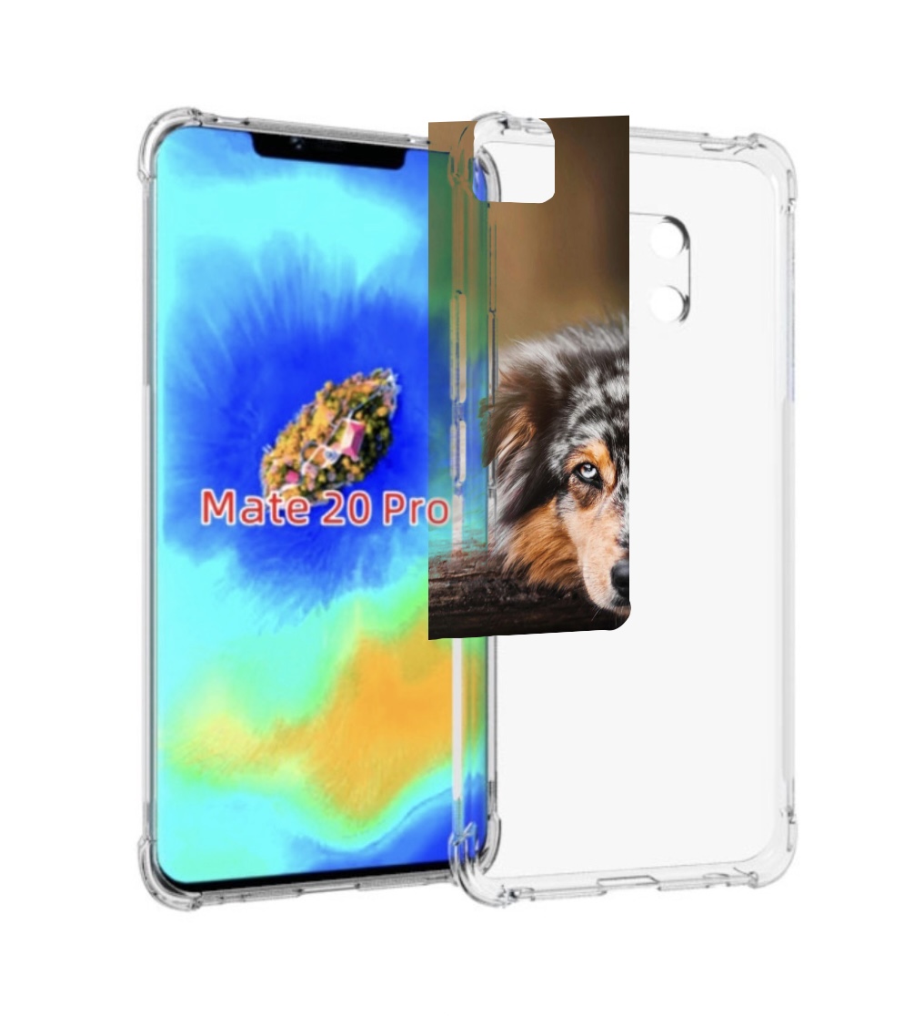 

Чехол MyPads австралииская овчарка для Huawei Mate 20 Pro/Mate 20 RS 6.39, Прозрачный, Tocco