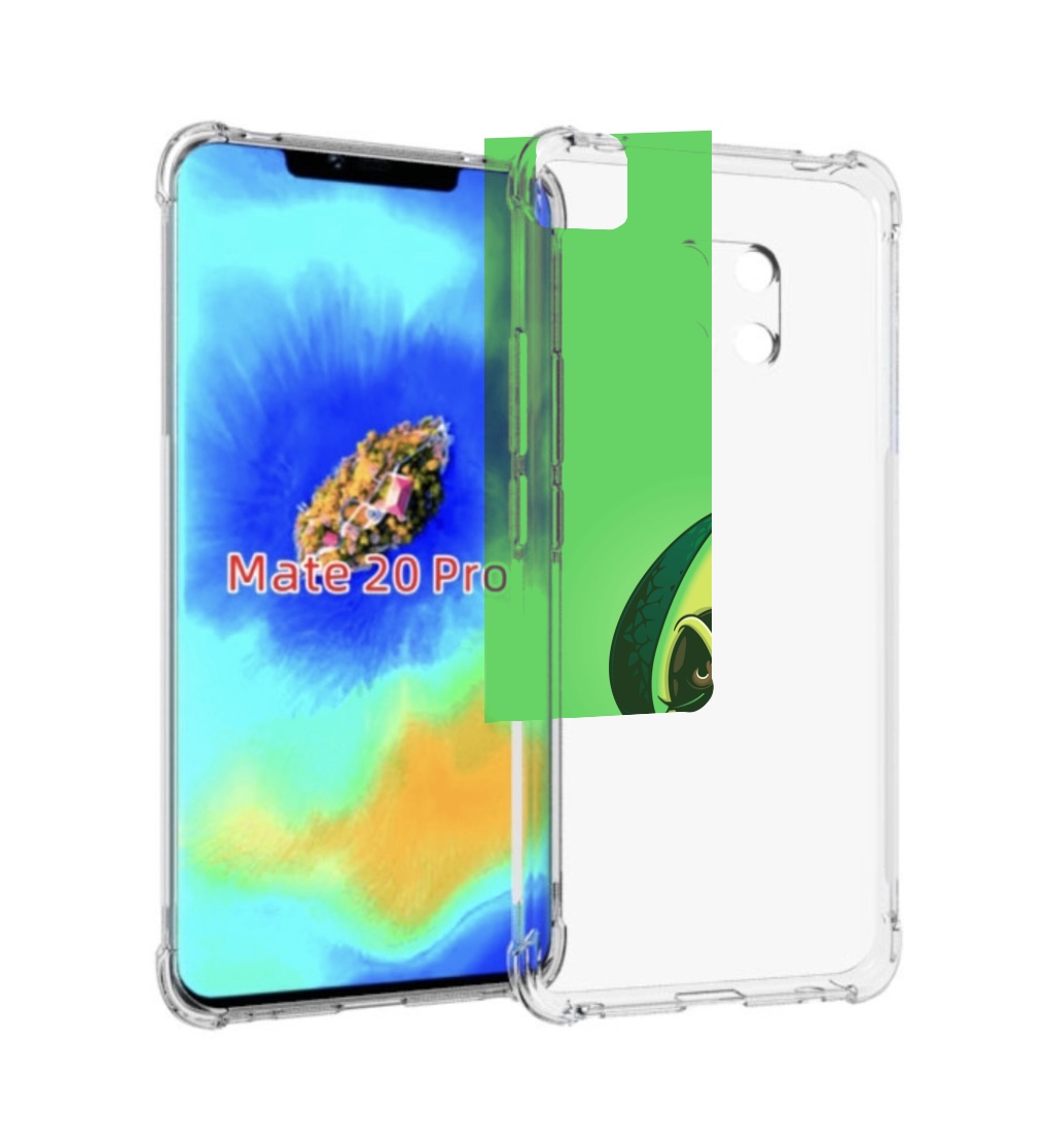 Чехол MyPads авокадо с сумкой для Huawei Mate 20 Pro/Mate 20 RS 6.39