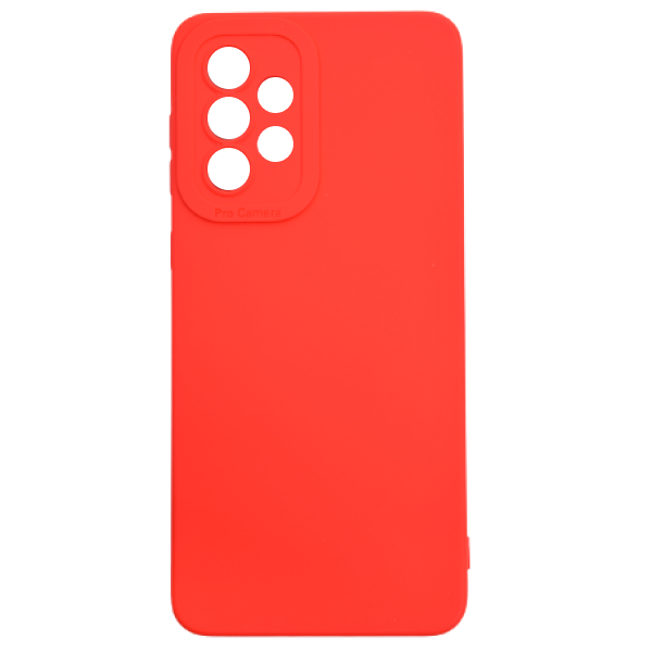 

Чехол для телефона Samsung A33 Silicone Cover Красный с закрытой камерой