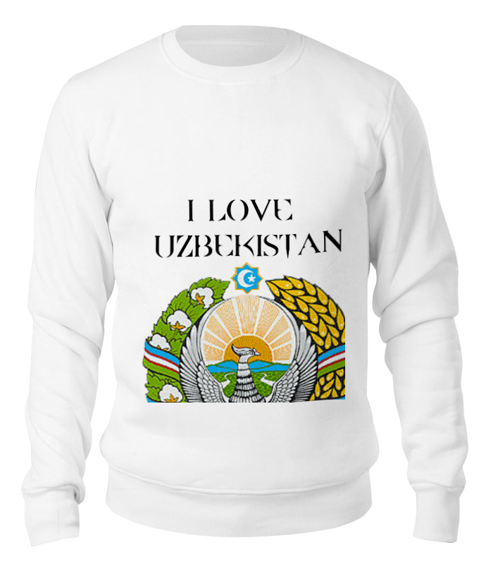 

Свитшот унисекс Printio Uzbekistan белый M, Uzbekistan