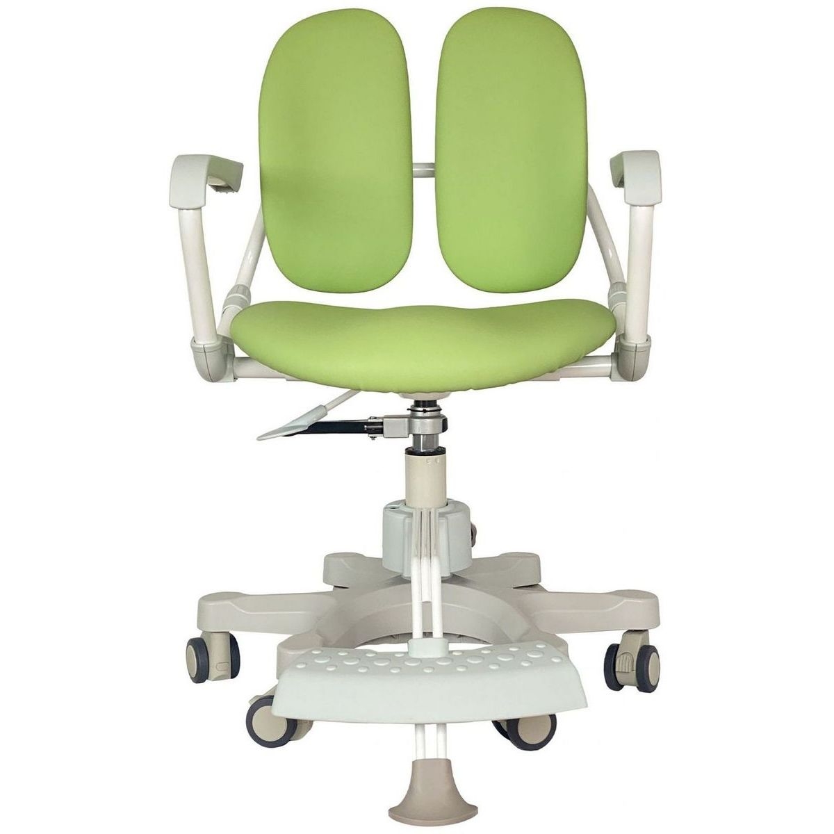 Кресло детское ортопедическое Duorest DuoKids Kids Max DR-289SF 2SEG1 milky, зеленое