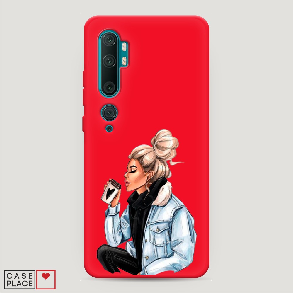 

Чехол Awog на Xiaomi Mi Note 10/Mi Note 10 Pro "Cute girl", Разноцветный, 37353-1