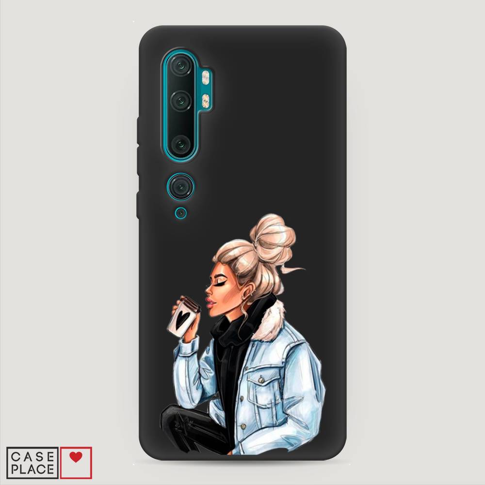 

Чехол Awog на Xiaomi Mi Note 10/Mi Note 10 Pro "Cute girl", Разноцветный, 37352-1