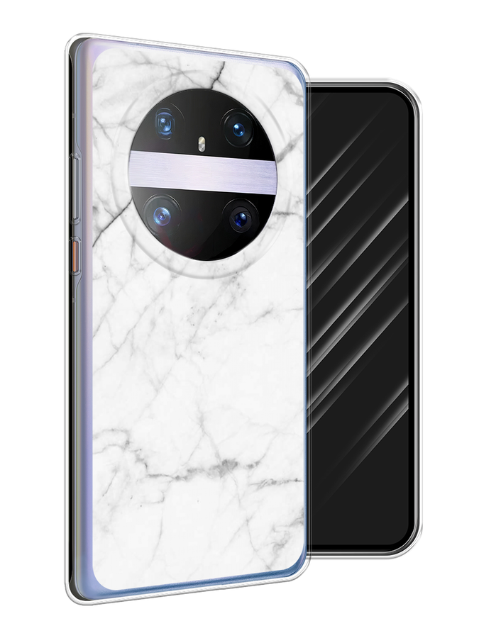 

Чехол Awog на Huawei Mate 60 Pro "Светлый мрамор", Серый, 6122250-1