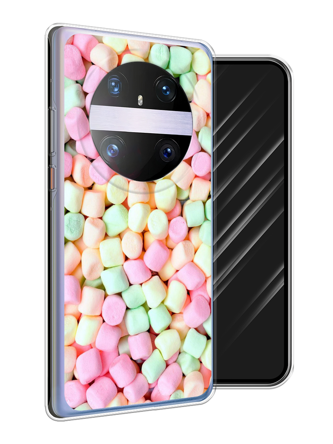 

Чехол Awog на Huawei Mate 60 Pro "Marshmallows", Зеленый;желтый;розовый, 6122250-1