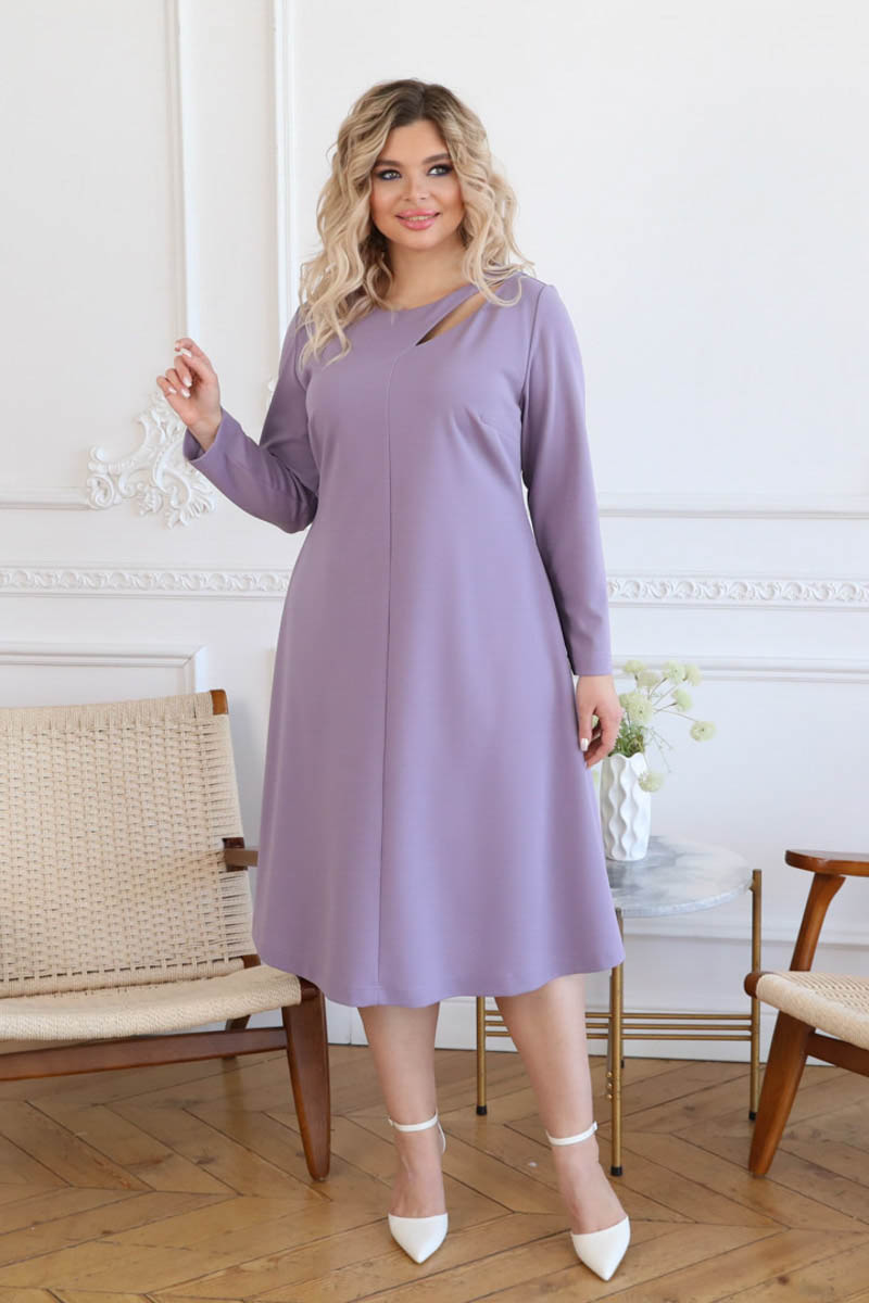 

Платье женское Wisell П5-5191 фиолетовое 58 RU, Фиолетовый, П5-5191