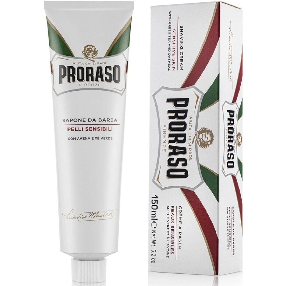 Крем для бритья Proraso Зелёный Чай и Овёс 150 мл