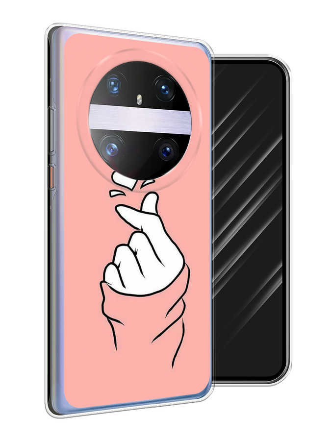 

Чехол Awog на Huawei Mate 60 Pro "Любовь-щелк", Оранжевый, 6122250-1
