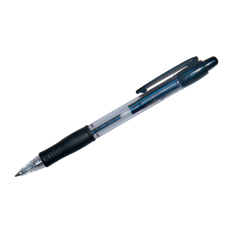 

Ручка шариковая автоматическая Pilot SUPER GRIP, черная, 0,7мм, черный корпус, грип