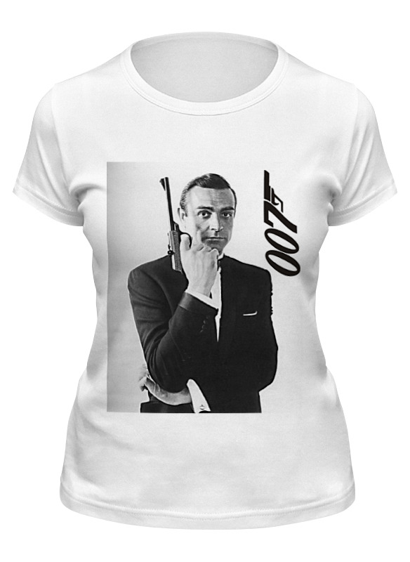 

Футболка женская Printio James bond белая S, Белый, James bond