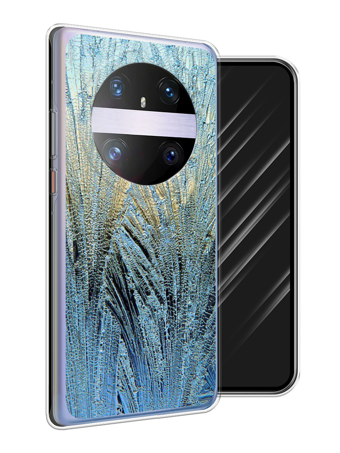 

Чехол Awog на Huawei Mate 60 Pro "Лёд", Голубой, 6122250-1