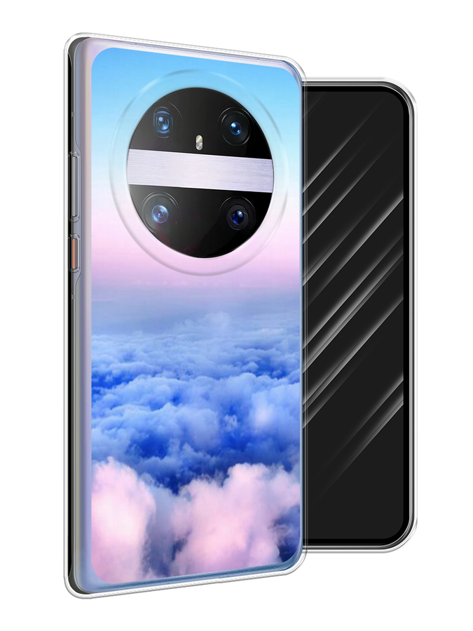 

Чехол Awog на Huawei Mate 60 Pro "Облака", Голубой;розовый;бирюзовый, 6122250-1
