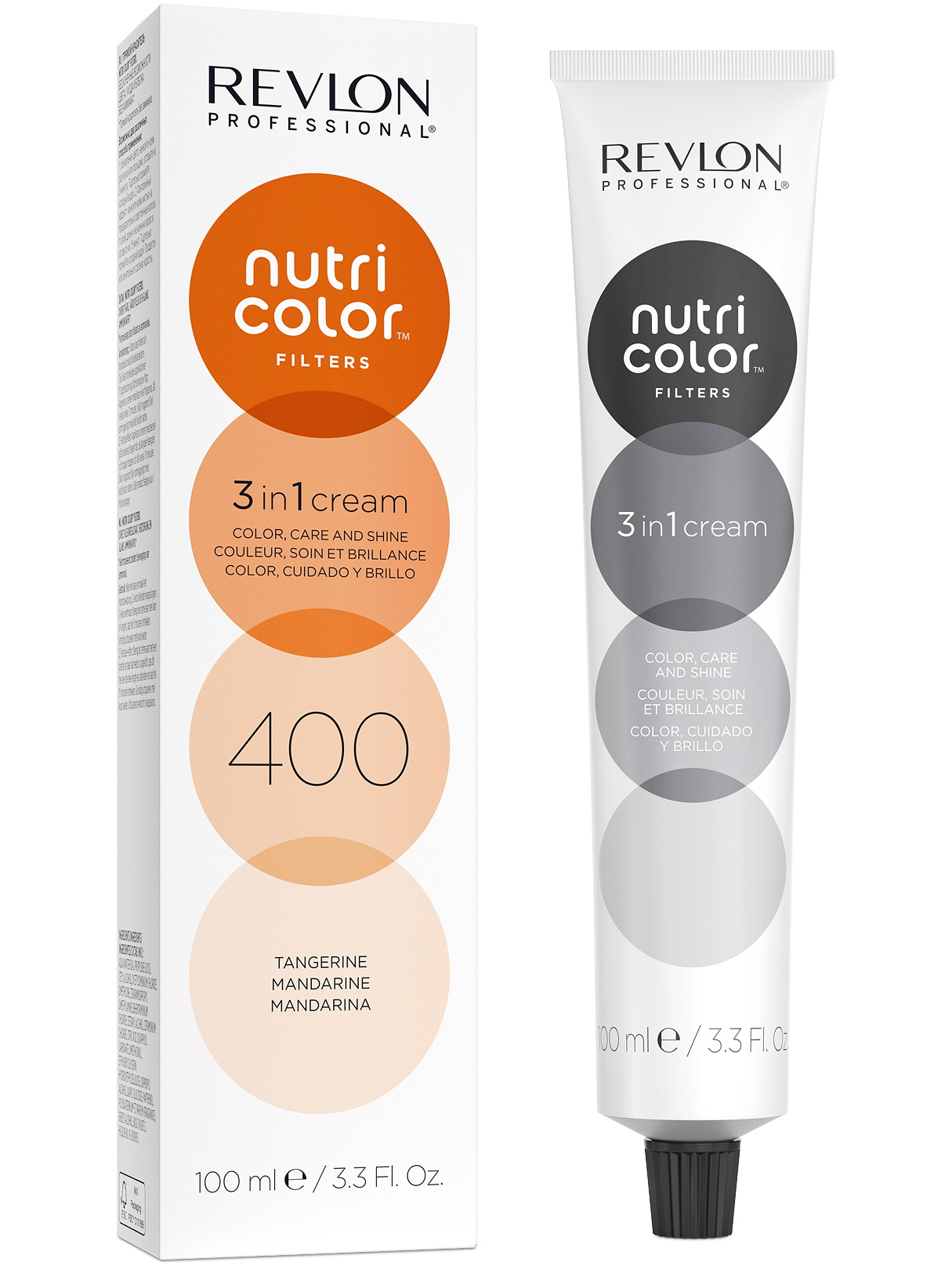 Прямой краситель NUTRI COLOR FILTERS REVLON PROFESSIONAL 400 мандарин 100 мл красочные 16 цветов тени для век матовый перламутровый палитра теней для начинающих
