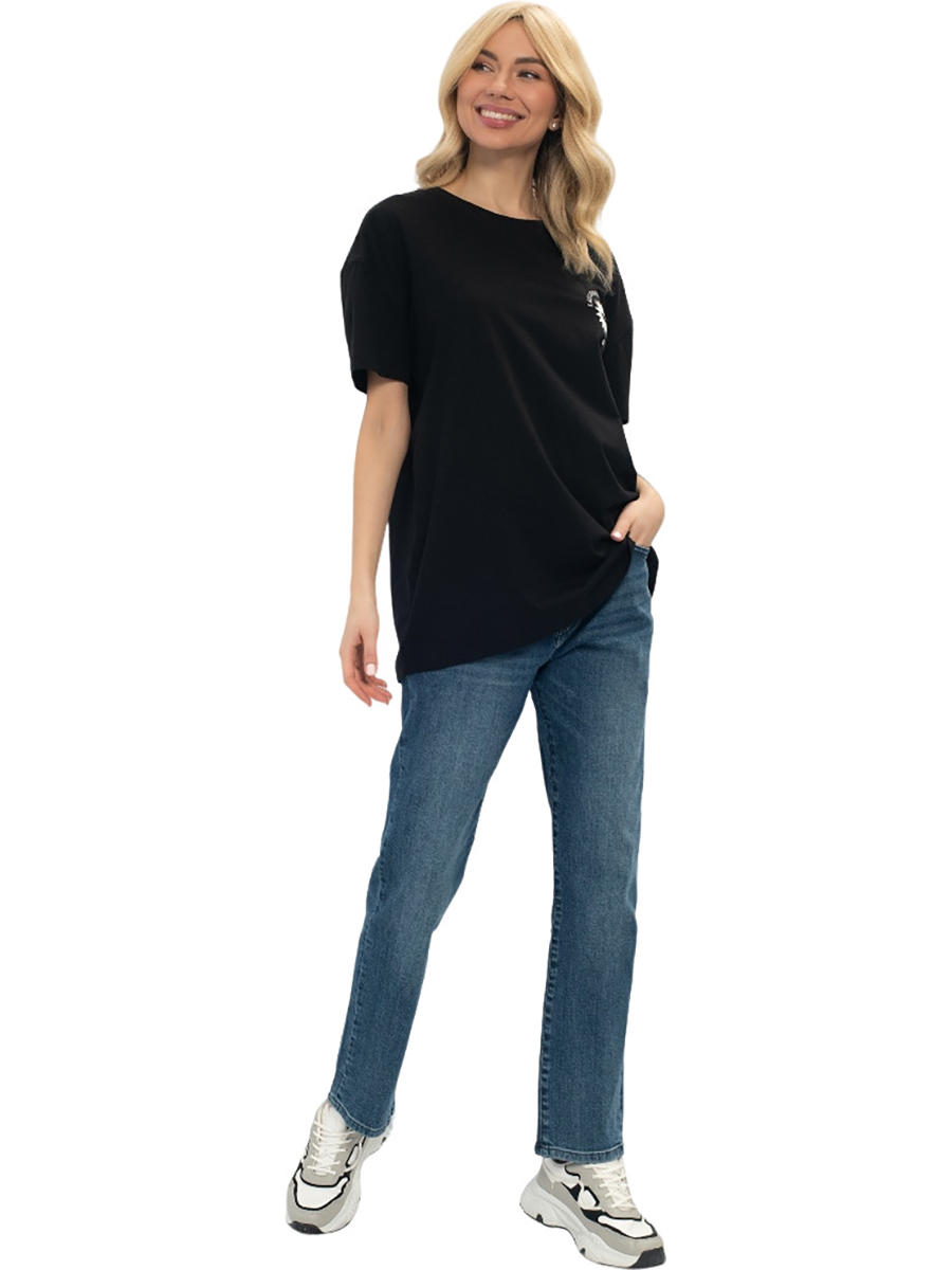 

Футболка женская Lee Cooper MT4A121090BS2LC1-BLK черная XL, MT4A121090BS2LC1-BLK