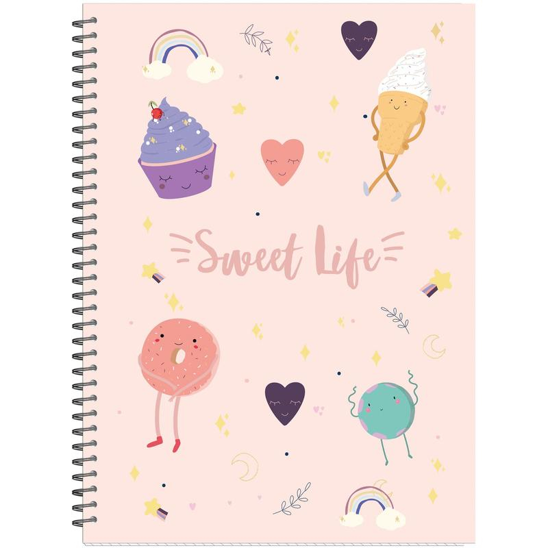 

Бизнес-тетрадь А4,96л,кл,гр,мат.лам. Attache Selection Sweet Life Сладости