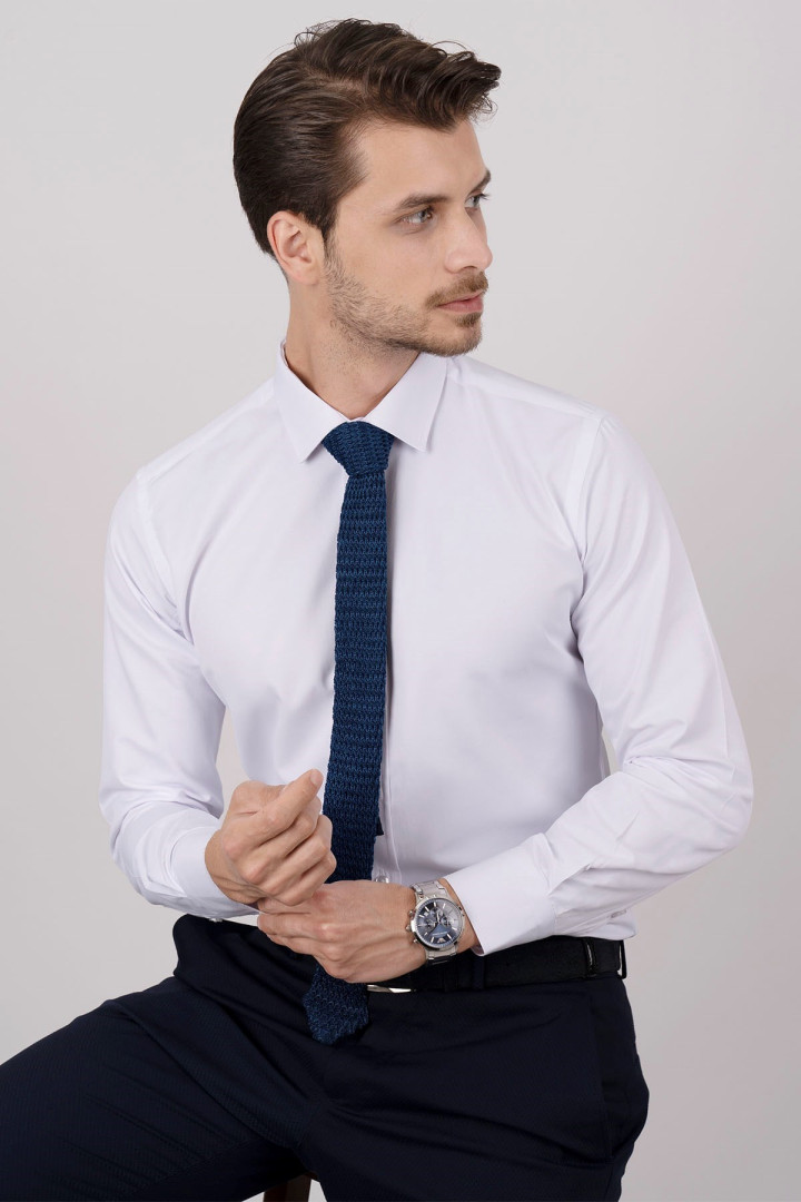 

Рубашка мужская Etikmen 221 белая M (доставка из-за рубежа), Белый, 221