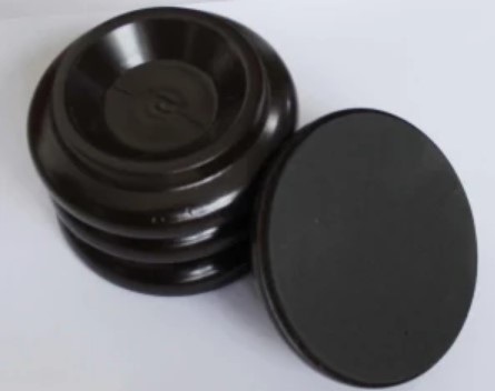 HY-PM013 Комплект подставок под пианино, дерево, черные, 4 шт, Rin