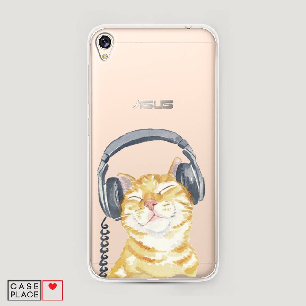 

Чехол Awog "Кот меломан" для Asus Zenfone Live ZB501KL