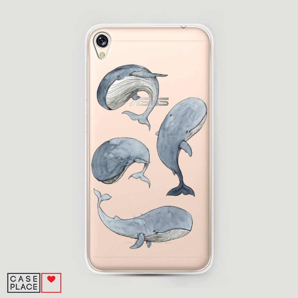 

Чехол Awog на Asus Zenfone Live ZB501KL "Киты", Белый;прозрачный;голубой, 42450-1