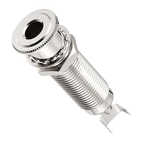 

H-EP-JACK Выходной разъем электрогитары, Hosco, Серебристый, H-EP-JACK