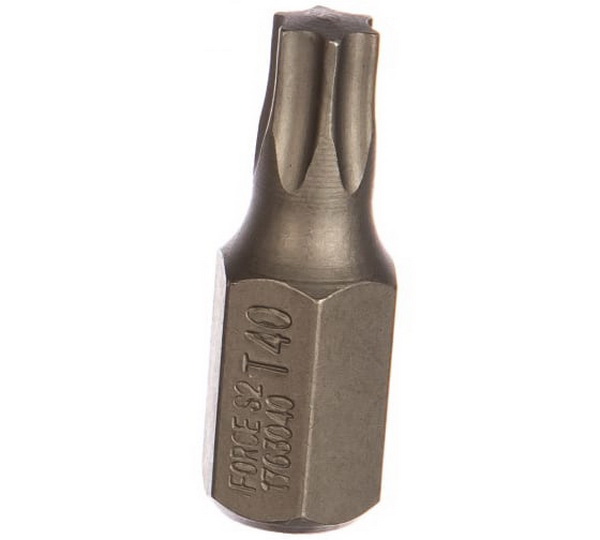 

Бита TORX Т40 L 30мм 1/2DR FORCE 1763040