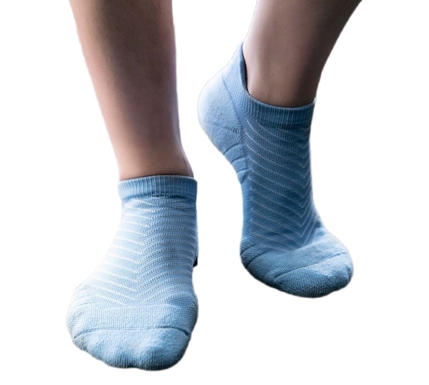 Спортивные компрессионные носки MUSCLE SWING MSW801, р. 35-39, цвет голубой