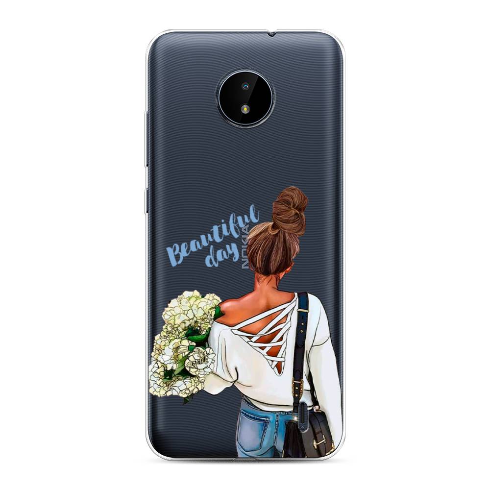 

Чехол Awog на Nokia C10 / Нокиа C10 "Beautiful day vector", Коричневый;белый;зеленый, 124450-6