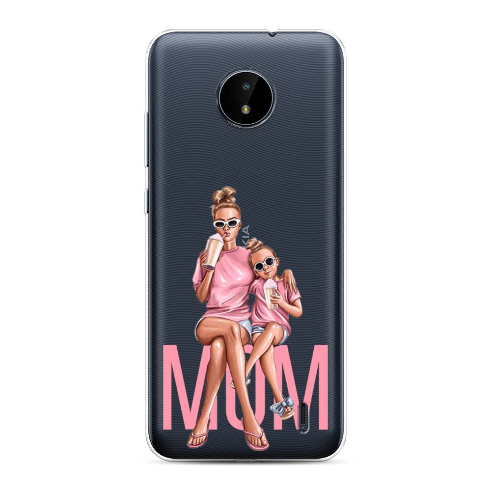 

Чехол Awog на Nokia C10 / Нокиа C10 "Lovely mom", Синий;бежевый;розовый, 124450-7