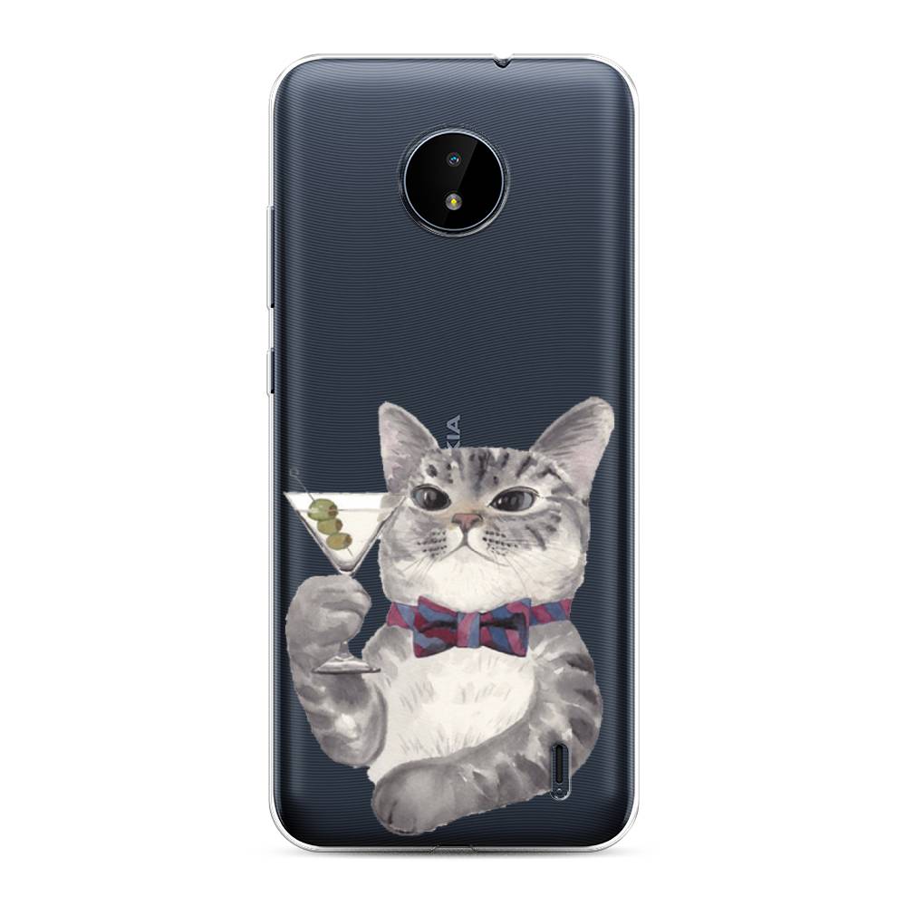

Чехол Awog "Кот джентльмен" для Nokia C10