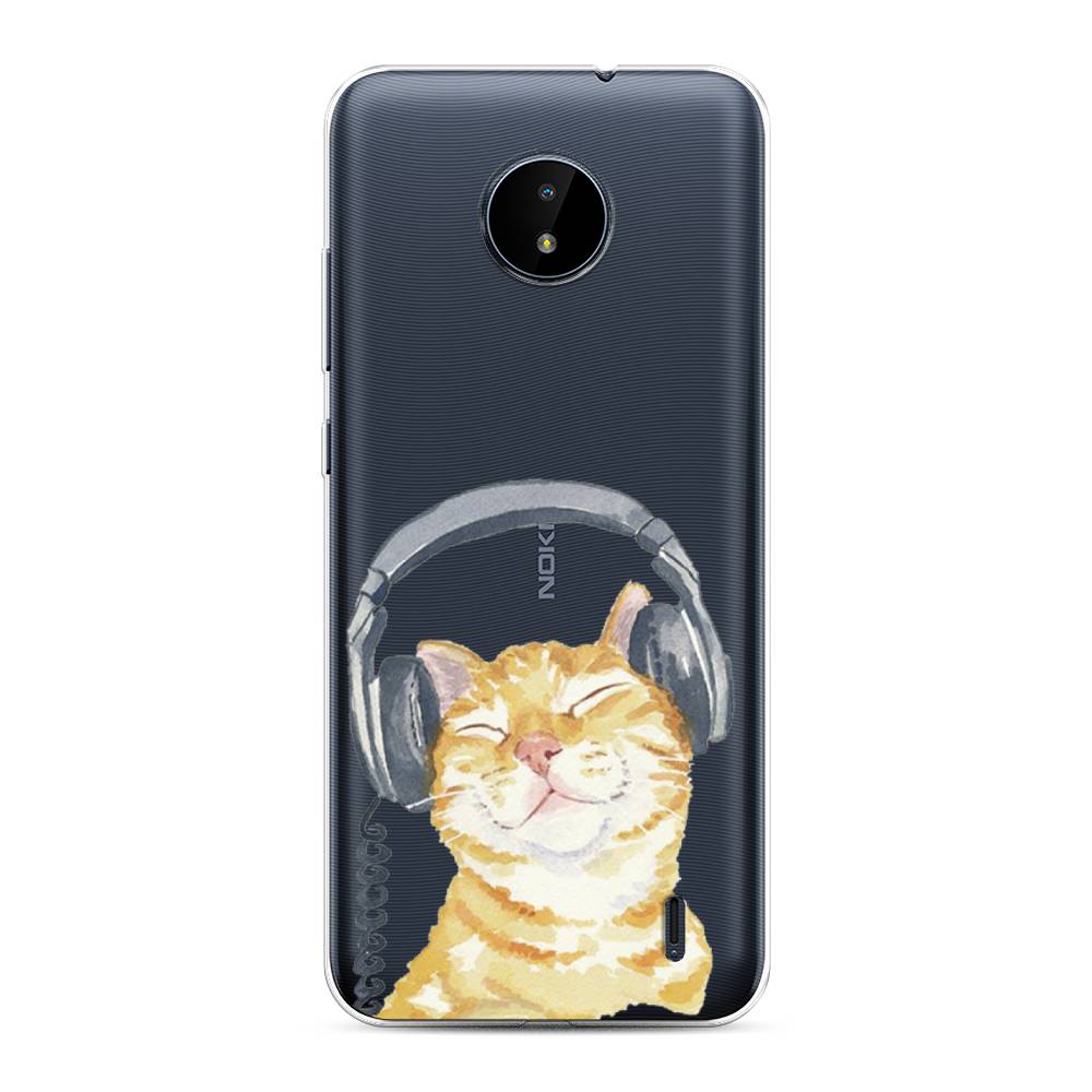 

Чехол Awog "Кот меломан" для Nokia C10