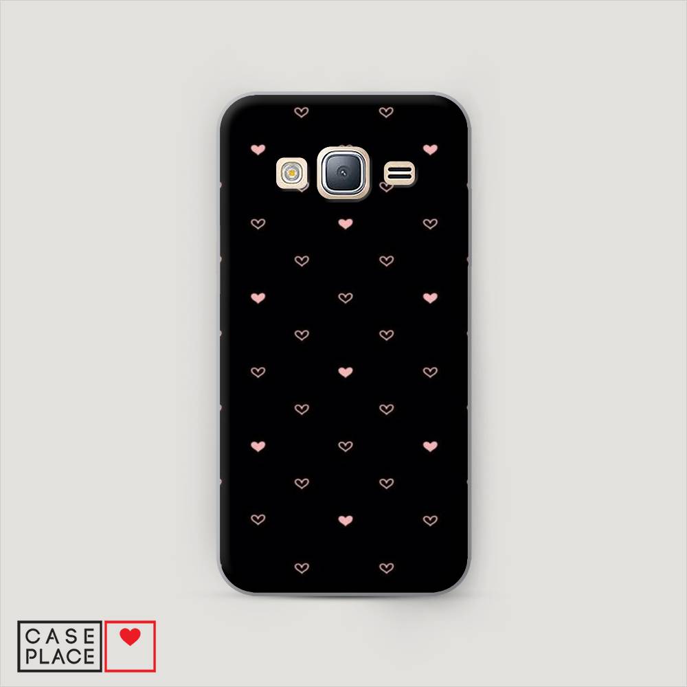 

Чехол Awog "Черный фон и сердечки" для Samsung Galaxy J5