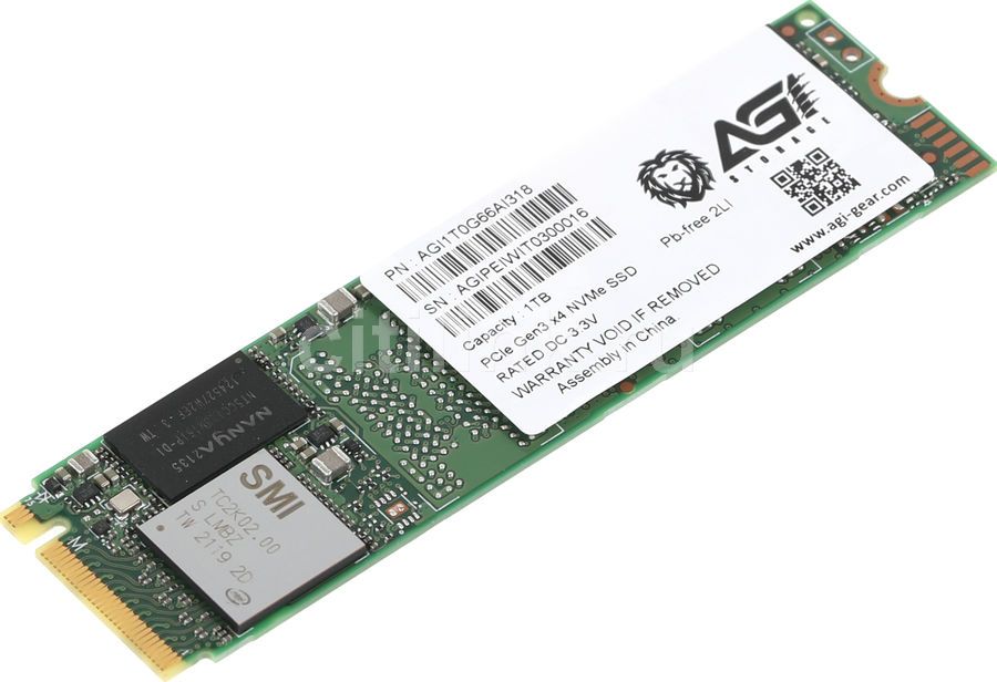 SSD накопитель AGI AI318 M.2 2280 1 ТБ