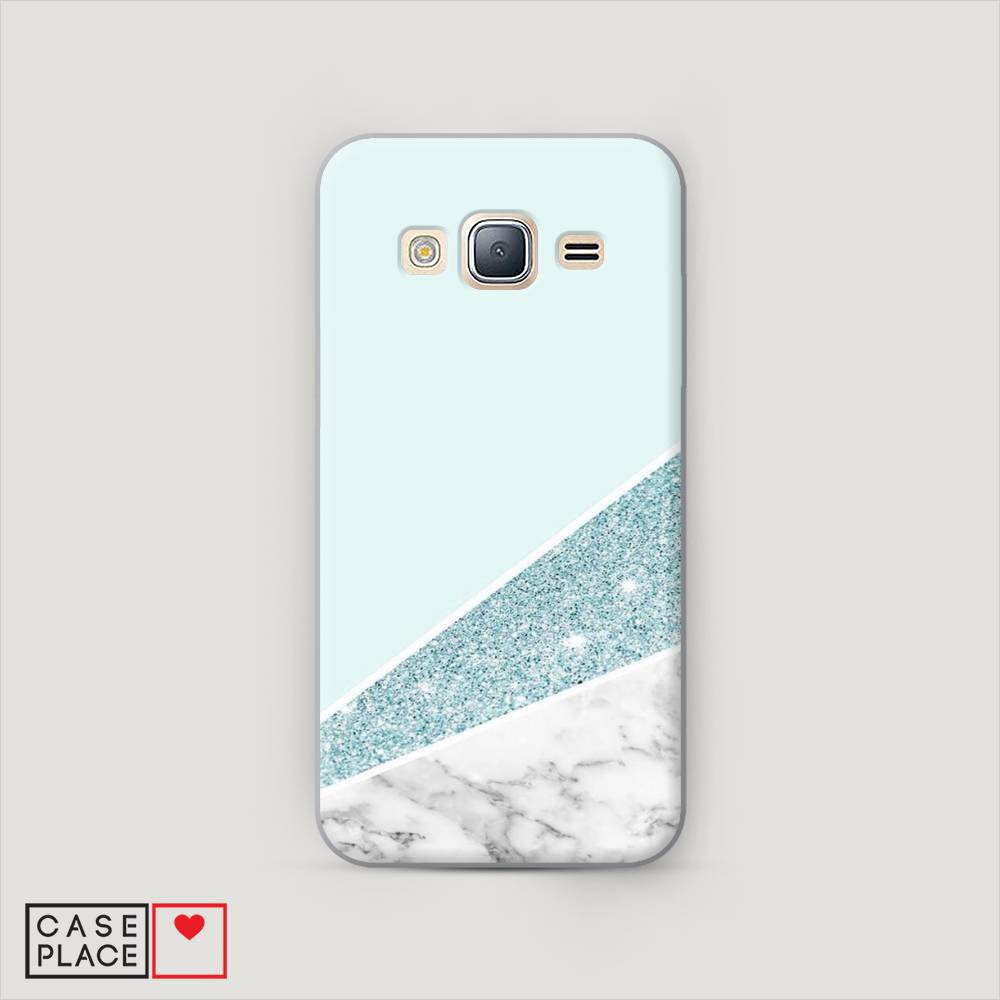 

Чехол Awog "Мрамор с голубыми блестками" для Samsung Galaxy J5