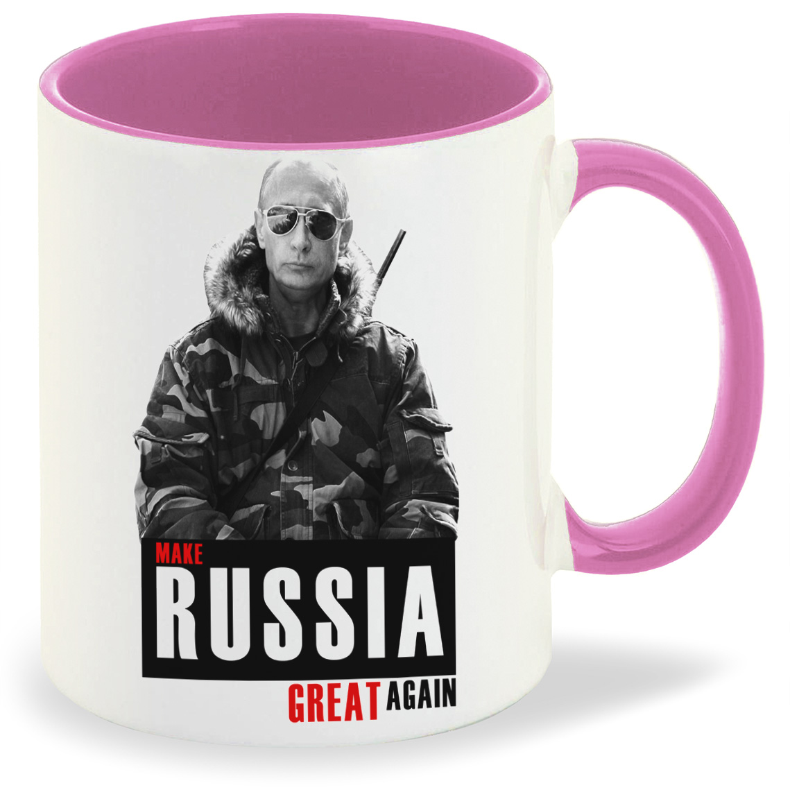 

Кружка CoolPodarok Путин RUSSIA, Путин RUSSIA