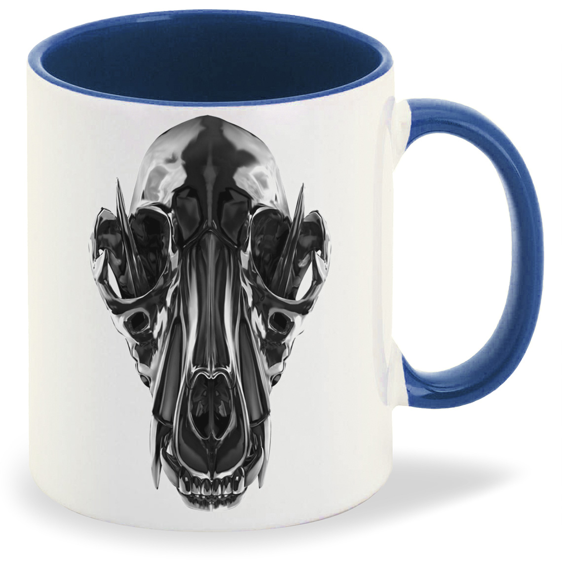 

Кружка CoolPodarok Железный череп собаки, Железный череп собаки