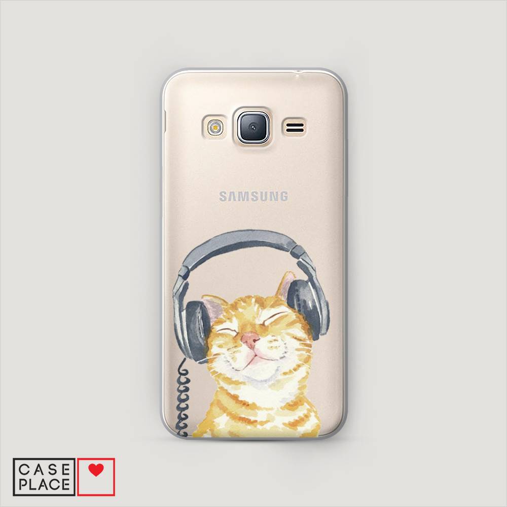 

Чехол Awog "Кот меломан" для Samsung Galaxy J5