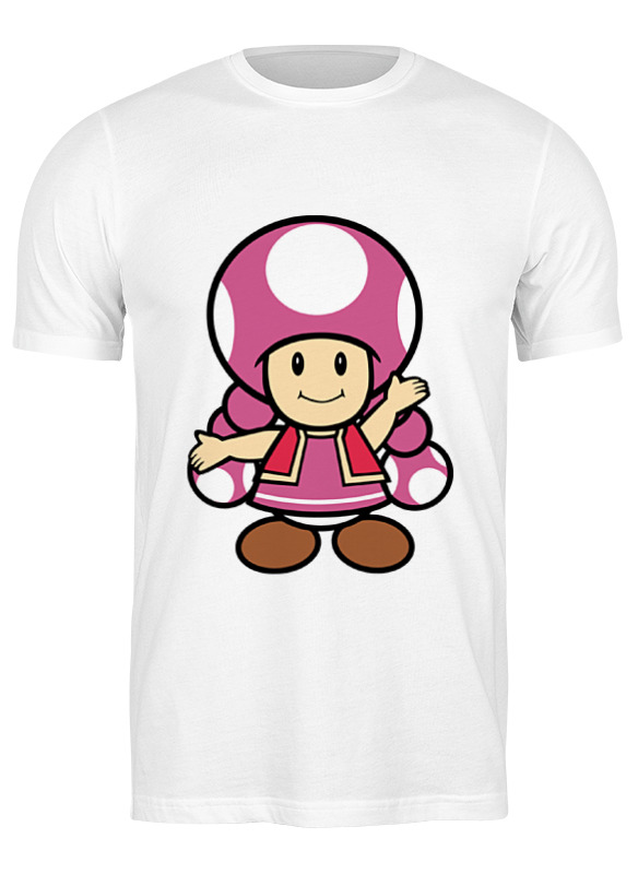 

Футболка мужская Printio Toadette (mario) белая S, Белый, Toadette (mario)