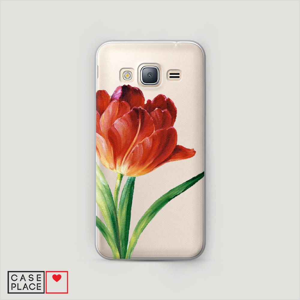 

Чехол Awog "Красный тюльпан" для Samsung Galaxy J5