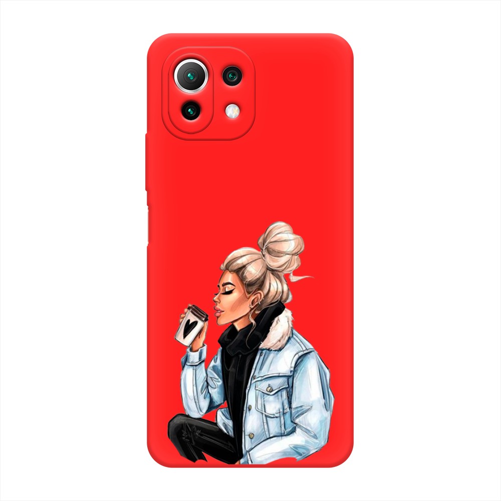 

Чехол Awog на Xiaomi Mi 11 Lite/5G NE "Cute girl", Разноцветный, 310253-1