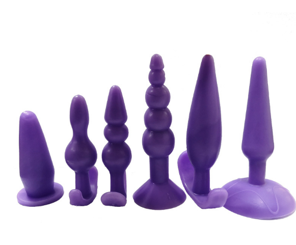 фото Набор анальных пробок mmg sex toys anpset2fio фиолетовый 6 шт.