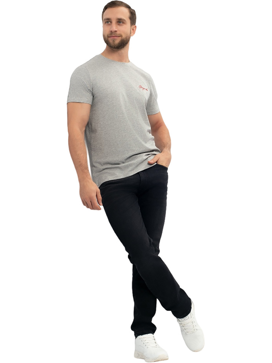 

Футболка мужская Lee Cooper MT2A119360BS2LC3-DGM серая 2XL, MT2A119360BS2LC3-DGM