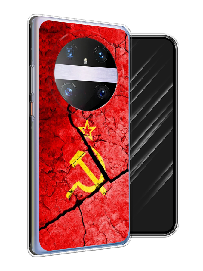 

Чехол Awog на Huawei Mate 60 Pro "СССР", Красный;черный;желтый, 6122250-1