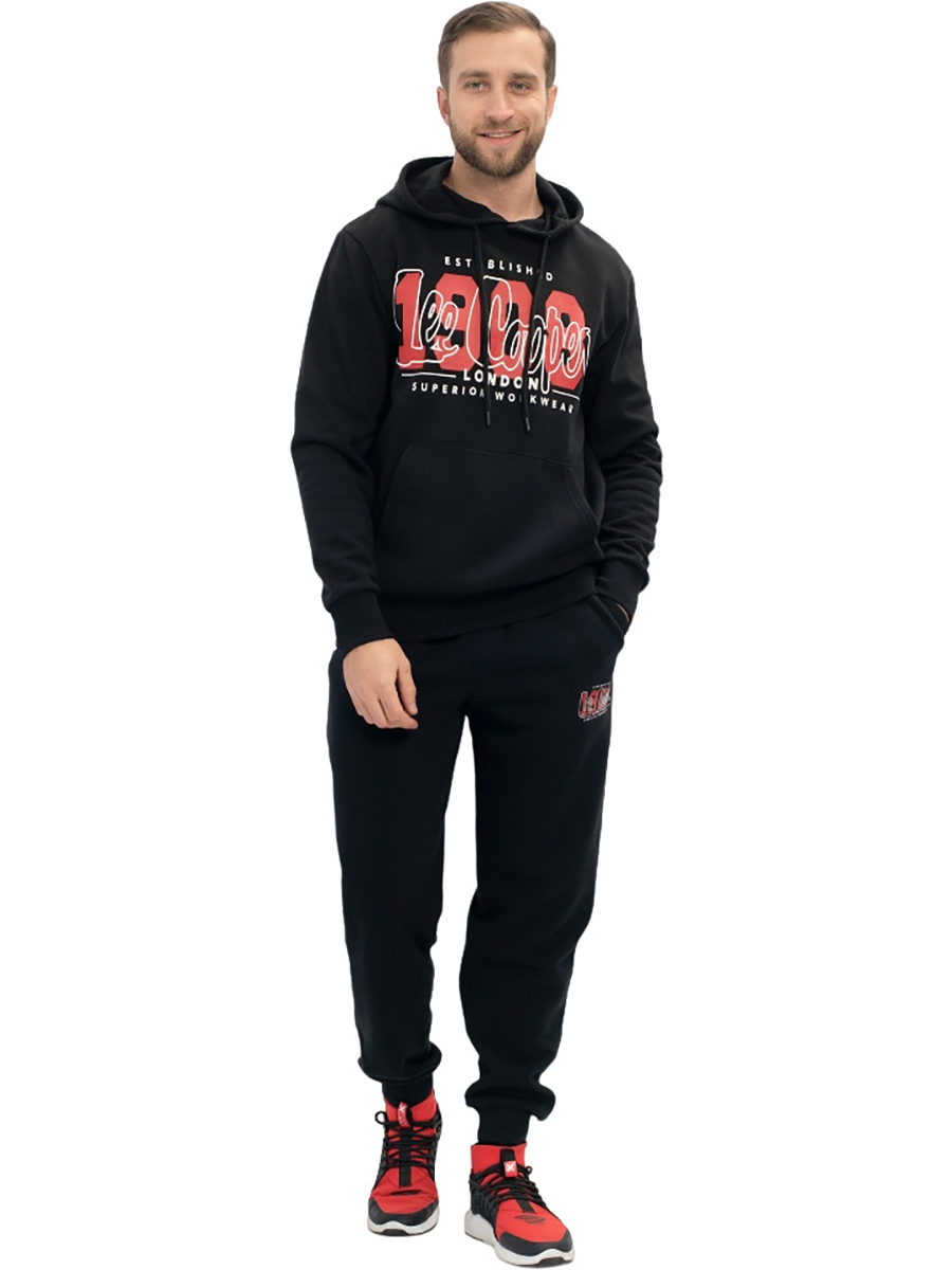 

Толстовка мужская Lee Cooper SH-4873-BLK черная S, Черный, SH-4873-BLK