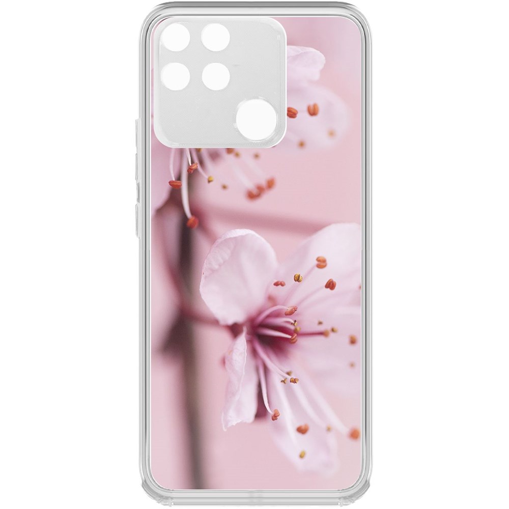 фото Чехол-накладка krutoff clear case весна для realme narzo 50a