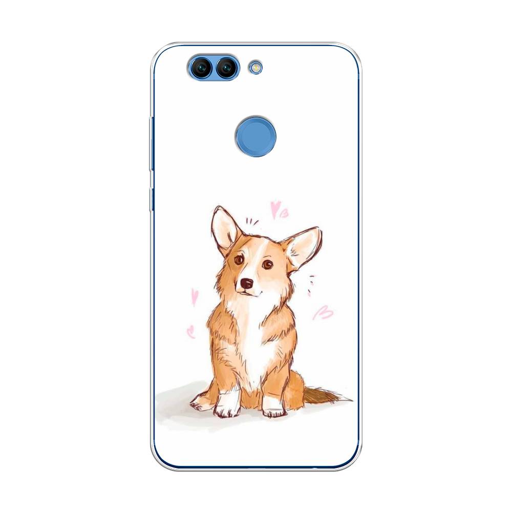 

Чехол Awog на Huawei Nova 2 Plus "Корги любовь", Разноцветный, 63050-1