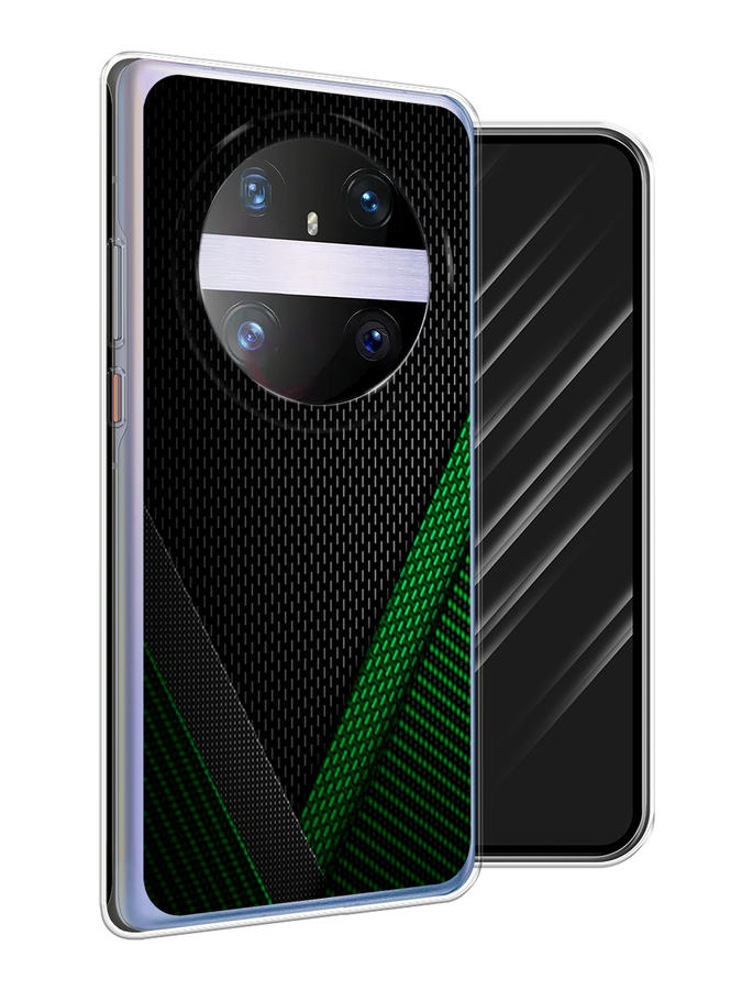 

Чехол Awog на Huawei Mate 60 Pro "Зеленый карбон", Черный;зеленый, 6122250-1