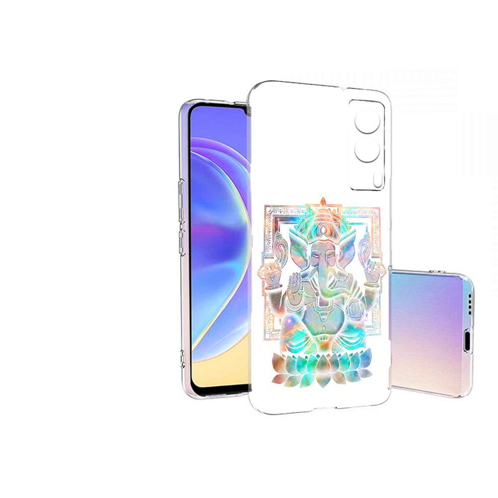 

Чехол MyPads Tocco для Vivo V21E умный слон (PT161736.380.654), Прозрачный, Tocco
